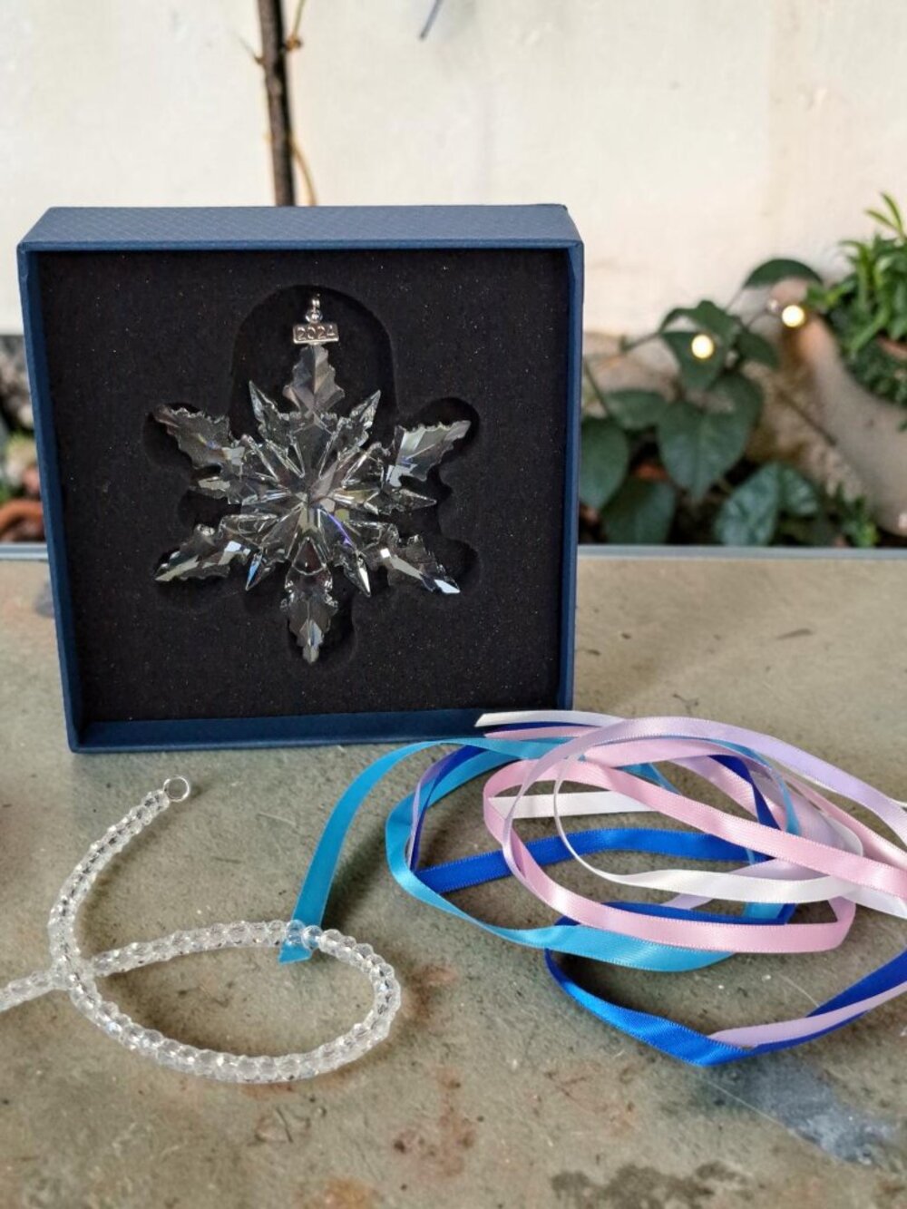 2024 Crystal Snowflake ~ Christmas Ornament - Frozen Snowflake.